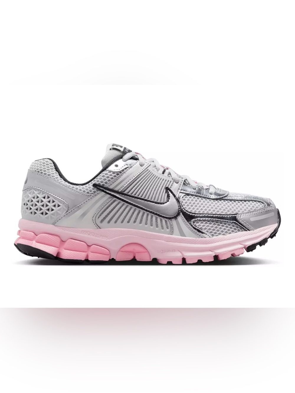 Nike zoom vomeros 5 Women's Light Gray & Pink Running Sneakers